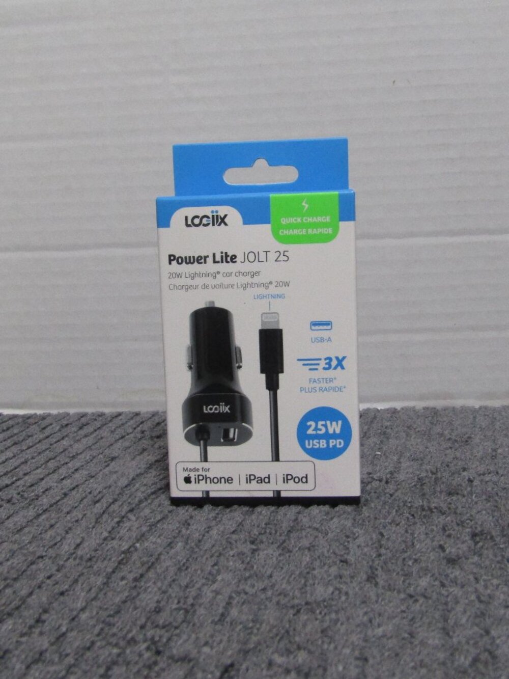 1X USB PD 20W Type Apple 8 Pin Car Charger Fast Charge Adapter For iPhone's